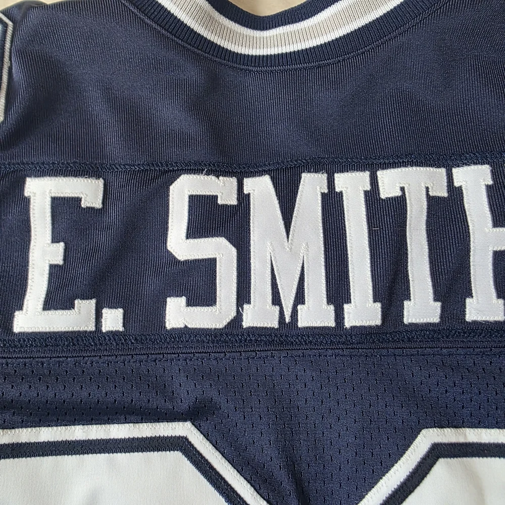 VINTAGE Nike Emmitt Smith Cowboys Authentic Pro Line Jersey Navy Blue Large - Picture 5 of 14